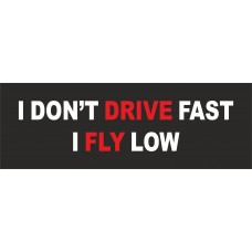 Fast Drive Car Bumper Sticker
